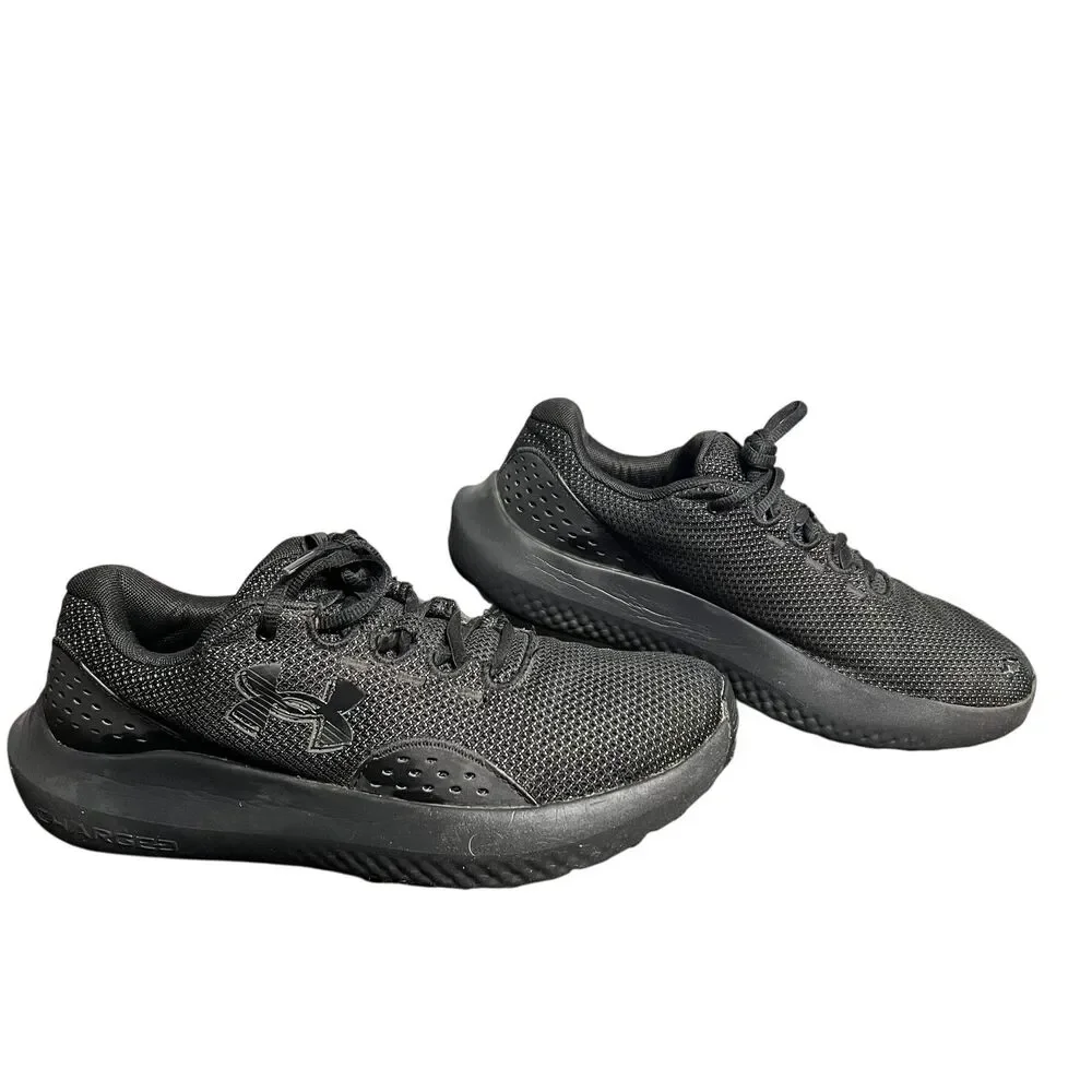 Under Armour Shoes Women's Size 8.5 Black Charged Running Training 3027000-002